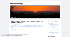 Desktop Screenshot of freedomwatchps.wordpress.com