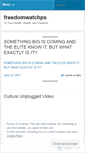 Mobile Screenshot of freedomwatchps.wordpress.com
