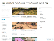 Tablet Screenshot of eatinggoodfeelinggood.wordpress.com