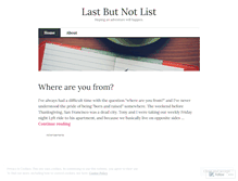 Tablet Screenshot of lastbutnotlist.wordpress.com