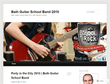 Tablet Screenshot of bathguitarschoolband2010.wordpress.com