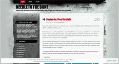 Desktop Screenshot of needleinthebone.wordpress.com