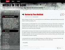 Tablet Screenshot of needleinthebone.wordpress.com