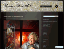 Tablet Screenshot of densonfineart.wordpress.com