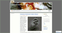 Desktop Screenshot of cardiothoracicsurgeon.wordpress.com