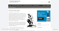 Desktop Screenshot of mindsclearinglandmines.wordpress.com
