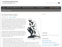 Tablet Screenshot of mindsclearinglandmines.wordpress.com