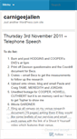 Mobile Screenshot of carnigeejallen.wordpress.com