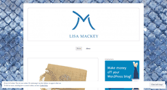 Desktop Screenshot of lisamackey.wordpress.com