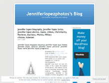 Tablet Screenshot of jenniferlopezphotos.wordpress.com