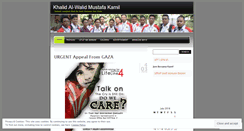 Desktop Screenshot of khalidalwalid.wordpress.com