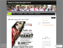 Tablet Screenshot of khalidalwalid.wordpress.com