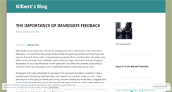 Desktop Screenshot of gilbertjoa.wordpress.com
