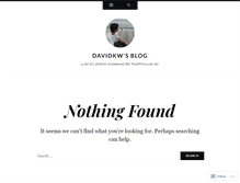 Tablet Screenshot of davidkawaitse.wordpress.com