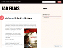 Tablet Screenshot of fabfilmsblog.wordpress.com