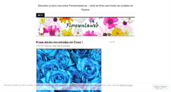 Desktop Screenshot of floresenlaweb.wordpress.com