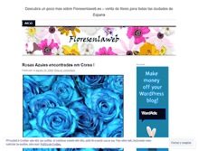 Tablet Screenshot of floresenlaweb.wordpress.com