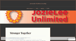 Desktop Screenshot of jozielee.wordpress.com