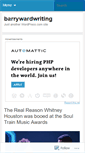 Mobile Screenshot of barrywardwriting.wordpress.com