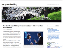 Tablet Screenshot of barrywardwriting.wordpress.com