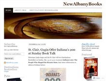 Tablet Screenshot of newalbanybooks.wordpress.com