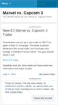 Mobile Screenshot of marvelvscapcom3.wordpress.com