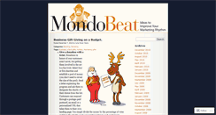 Desktop Screenshot of mondobeat.wordpress.com
