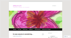 Desktop Screenshot of abbyescart.wordpress.com