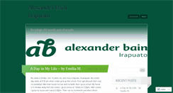 Desktop Screenshot of alexanderbainirapuato.wordpress.com