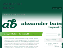 Tablet Screenshot of alexanderbainirapuato.wordpress.com