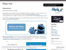 Tablet Screenshot of magicitaly.wordpress.com