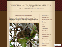 Tablet Screenshot of bygonebeasts.wordpress.com