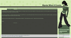 Desktop Screenshot of bipolarwhenitcounts.wordpress.com