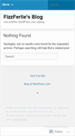 Mobile Screenshot of fizzferlie.wordpress.com