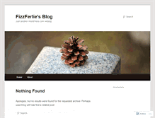 Tablet Screenshot of fizzferlie.wordpress.com