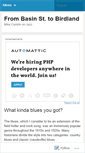 Mobile Screenshot of basinstreettobirdland.wordpress.com