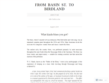 Tablet Screenshot of basinstreettobirdland.wordpress.com