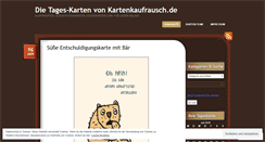 Desktop Screenshot of kartenkaufrausch.wordpress.com