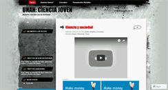 Desktop Screenshot of cienciajovenunah.wordpress.com