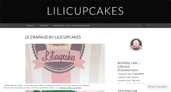 Desktop Screenshot of lilicupcakes.wordpress.com