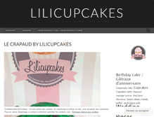Tablet Screenshot of lilicupcakes.wordpress.com