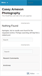 Mobile Screenshot of caseyarnesonphotography.wordpress.com