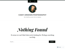 Tablet Screenshot of caseyarnesonphotography.wordpress.com