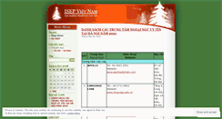 Desktop Screenshot of isepvietnam.wordpress.com