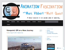 Tablet Screenshot of animationfascination.wordpress.com