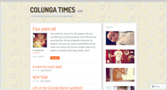 Desktop Screenshot of anniecolunga.wordpress.com