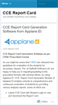 Mobile Screenshot of ccereportcard.wordpress.com