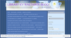 Desktop Screenshot of librarykvwaltairvisakhapatnam.wordpress.com