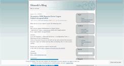 Desktop Screenshot of dineshvastadu.wordpress.com