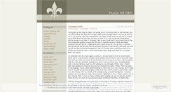 Desktop Screenshot of plazadeoro.wordpress.com